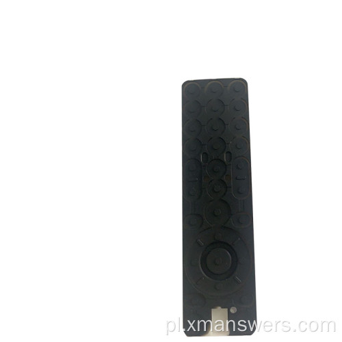 Niestandardowy pilot keymat / silikonowa klawiatura gumy